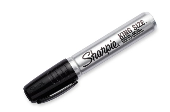 Sharpie&reg; King Size Permanent Marker - Large Chisel Tip